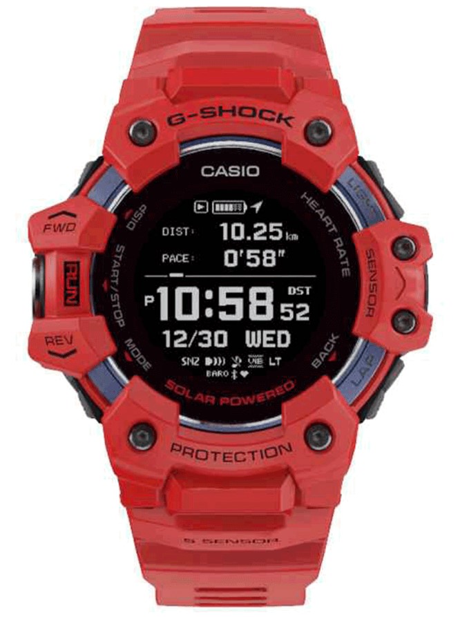 Casio G-shock, GPS, Hartslag, Solar, Bluetooth